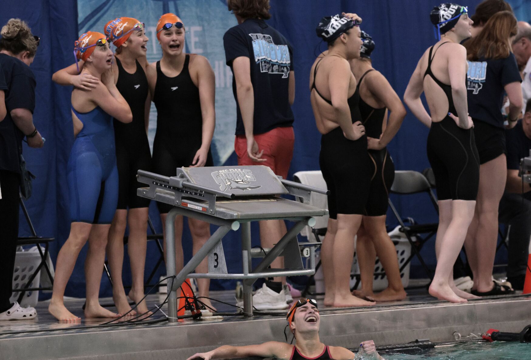 Clayton takes second place in Class 1 girls swimming and diving state finals